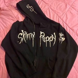 Skinny Puppy Eye vs Spy tour hoodie